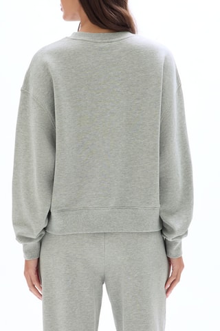 Sweater - Gemêleerd Lichtgrijs