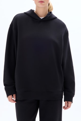 Sweater met capuchon - Zwart