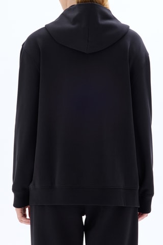 Sweater met capuchon - Zwart