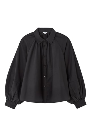 Wijde Blouse - Zwart