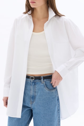 Oversized Blouse - Wit