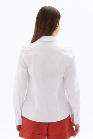 Blouse Slim Fit - Wit
