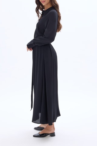 Blouse-jurk - Zwart