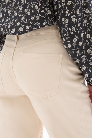 Jeans Hoge Taille Mom - Beige