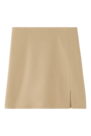 Broekrok Hoge Taille - Beige