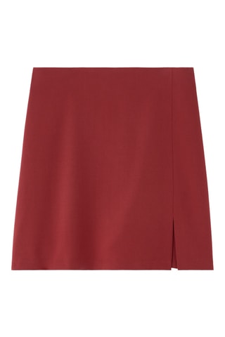 Broekrok Hoge Taille - Bordeauxrood