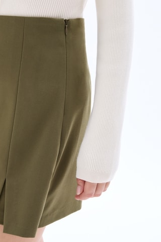 Broekrok Hoge Taille - Kaki