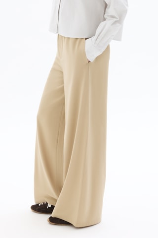 Broek Wide Legs - Beige