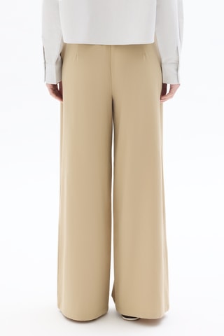 Broek Wide Legs - Beige