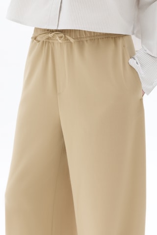 Broek Wide Legs - Beige
