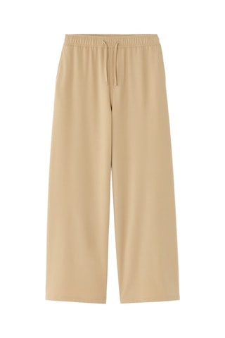 Broek Wide Legs - Beige