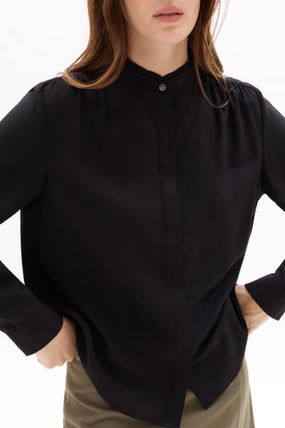 Blouse straight - Zwart