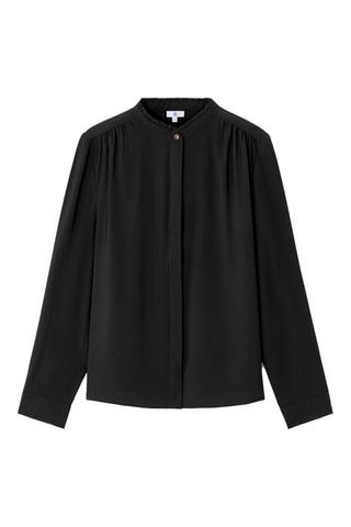 Blouse straight - Zwart