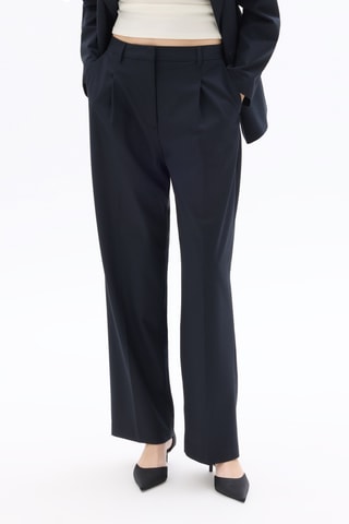 Broek Straight - Marineblauw