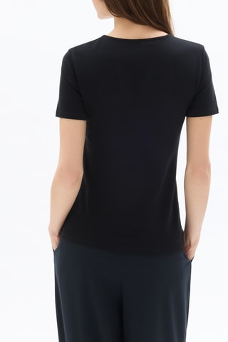 T-shirt Slim Fit - Zwart