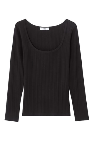 T-shirt regular - Zwart