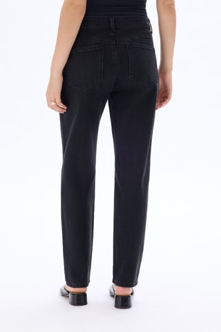 Jeans mom fit - Zwart
