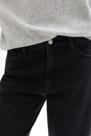 Jeans mom fit - Zwart
