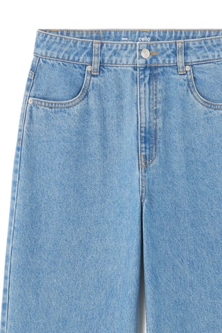 Jeans Wide Legs met Hoge Taille - Hemelsblauw