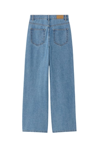 Jeans Wide Legs met Hoge Taille - Hemelsblauw