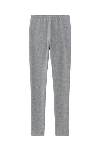Legging Hoge Taille - Gemêleerd Lichtgrijs