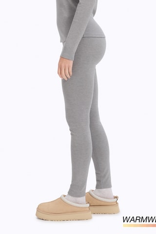 Legging Hoge Taille - Gemêleerd Lichtgrijs