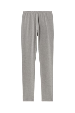 Legging Hoge Taille - Gemêleerd Lichtgrijs