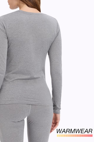 T-shirt Slim Fit - Gemêleerd Grijs