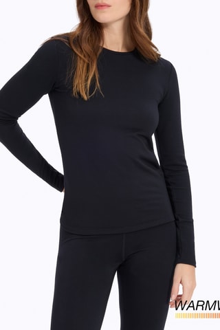 T-shirt Slim Fit - Zwart