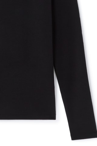 T-shirt Slim Fit - Zwart