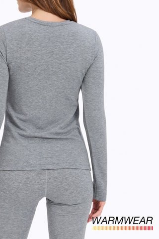 T-shirt Slim Fit - Gemêleerd Grijs