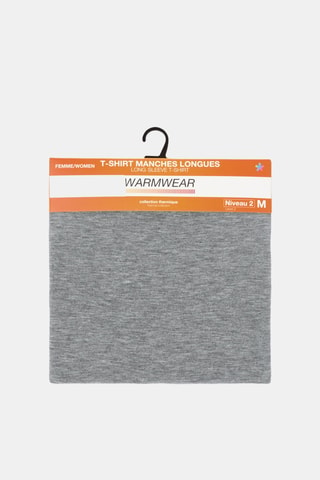 T-shirt Slim Fit - Gemêleerd Grijs