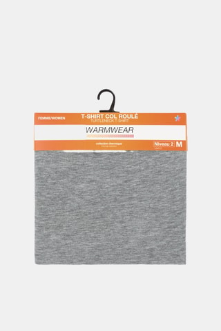 T-shirt Slim Fit - Gemêleerd Donkergrijs