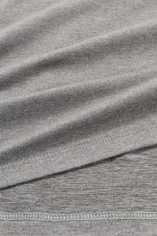 T-shirt Slim Fit - Gemêleerd Grijs