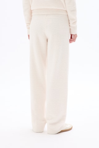 Fleece Pyjamabroek Hoge Taille - Ecru