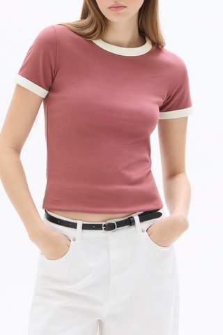 T-shirt tight- Roze