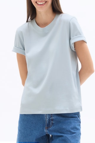 T-shirt regular - Lichtgrijs