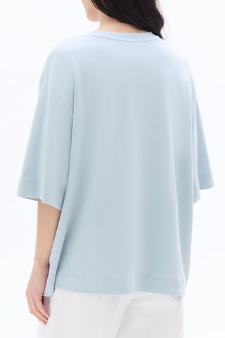 Oversized T-shirt - Hemelsblauw