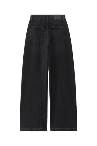 Jeans Wide Legs met Hoge Taille - Zwart