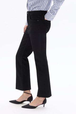 Jeans Flare Cut - Zwart