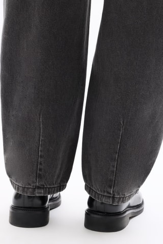 Jeans barrel - Donkergrijs
