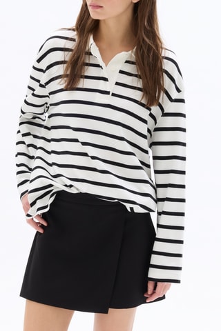 Polo Regular Fit - Ecru en Zwart