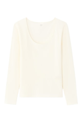 T-shirt Slim Fit - Ecru