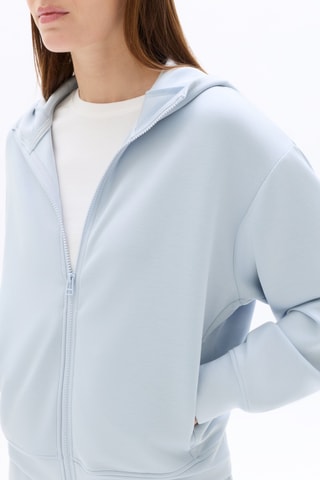 Sweater met capuchon - Lichtgrijs