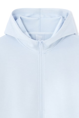 Sweater met capuchon - Lichtgrijs