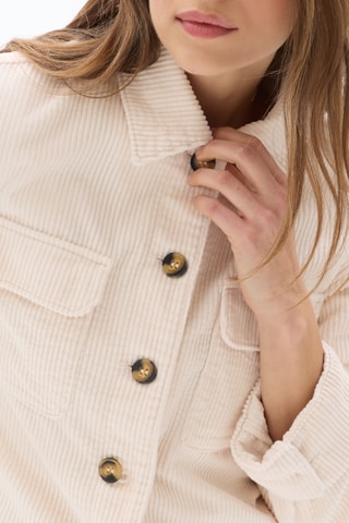 Velours Blouse Straight - Ecru