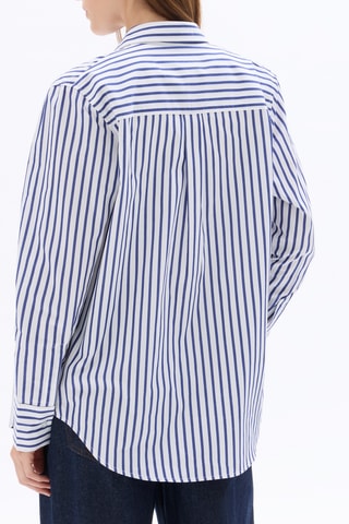 Blouse straight - Marineblauw