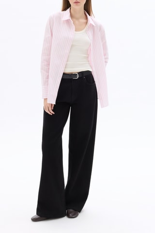 Blouse straight - Roze