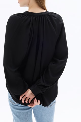 Blouse straight - Zwart