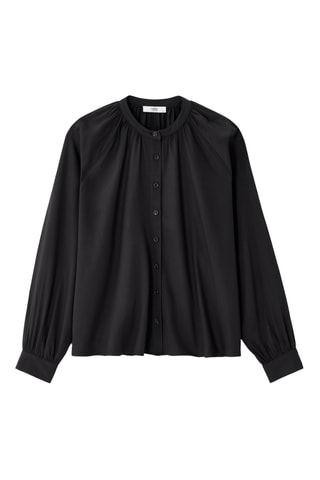 Blouse straight - Zwart